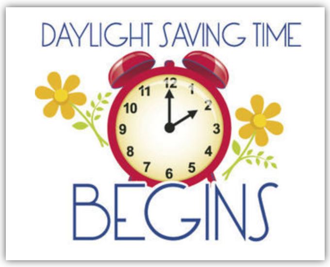  Daylight Savings Time Begins Sunday, March 9th, 2025